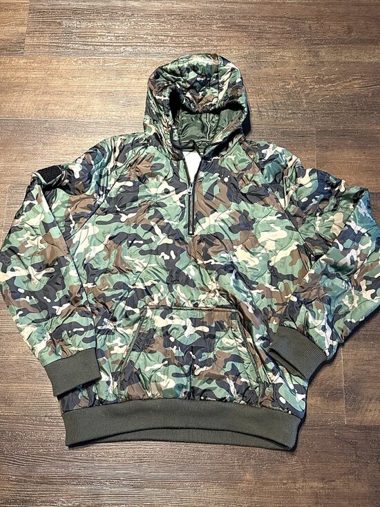 Nine Line Apparel Other - Nine Line Woobie Tailgater Hoodie Mens L Camo Quilted Poncho Liner Beer Pocket